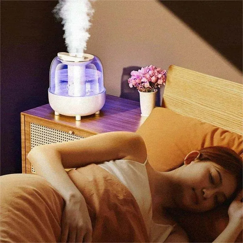 4L المرطب Usb الروائح المرطب المنزل الهواء المرطبات لتنقية الهواء مع Led مصباح سطح المكتب ضباب صانع