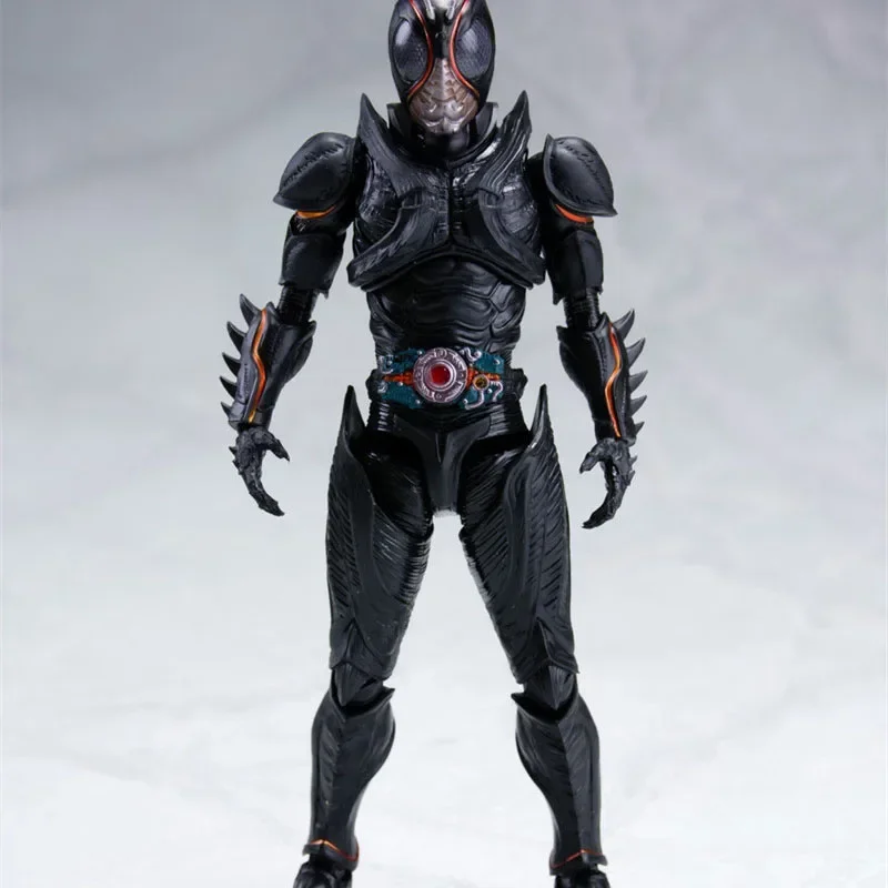 New 15cm Kamen Rider Baidi Emperor Rides Black Sun Doll Minami Kohtaro Real Bone Carving Movable Model Action Figure Collection