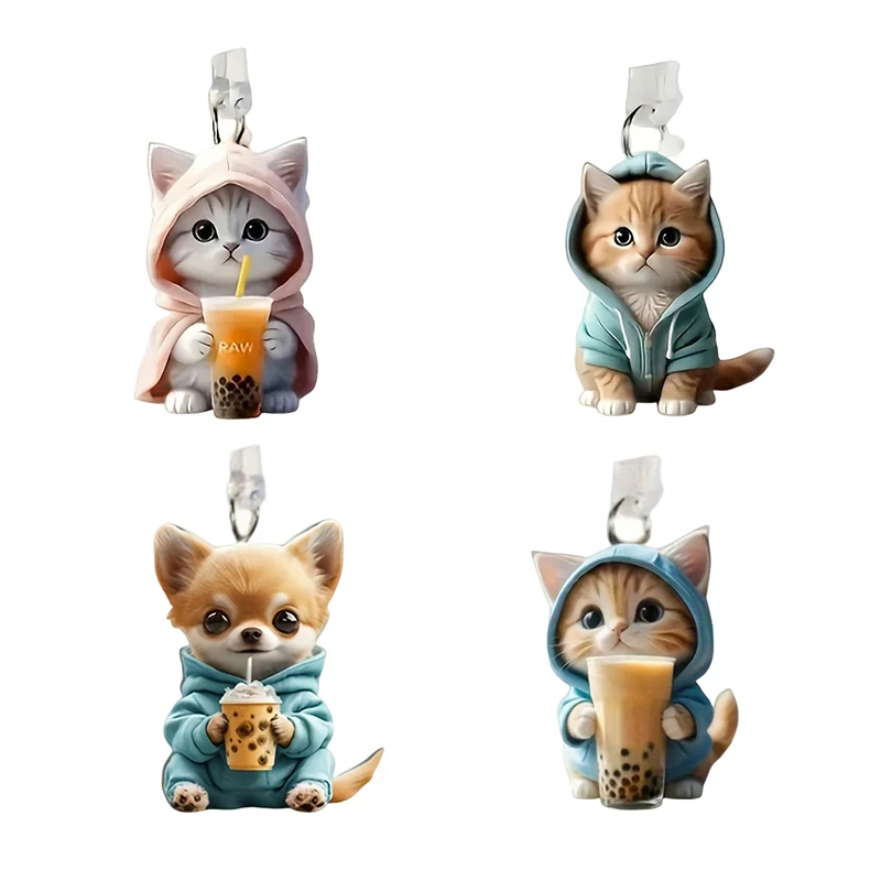 Cute 2D Cat Phone Anti Dust Cap Charge Port Plug For Phone Type C Dust Protection Stopper Accessorie