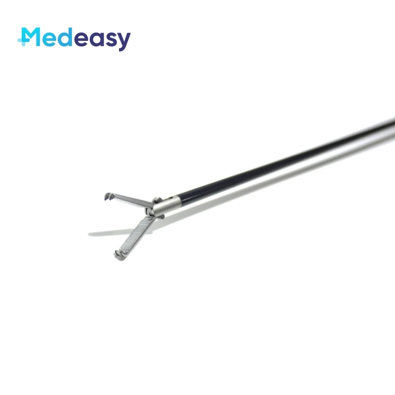 Laparoscopy Instruments Reusable Rat Tooth Grasping Forceps With Lock