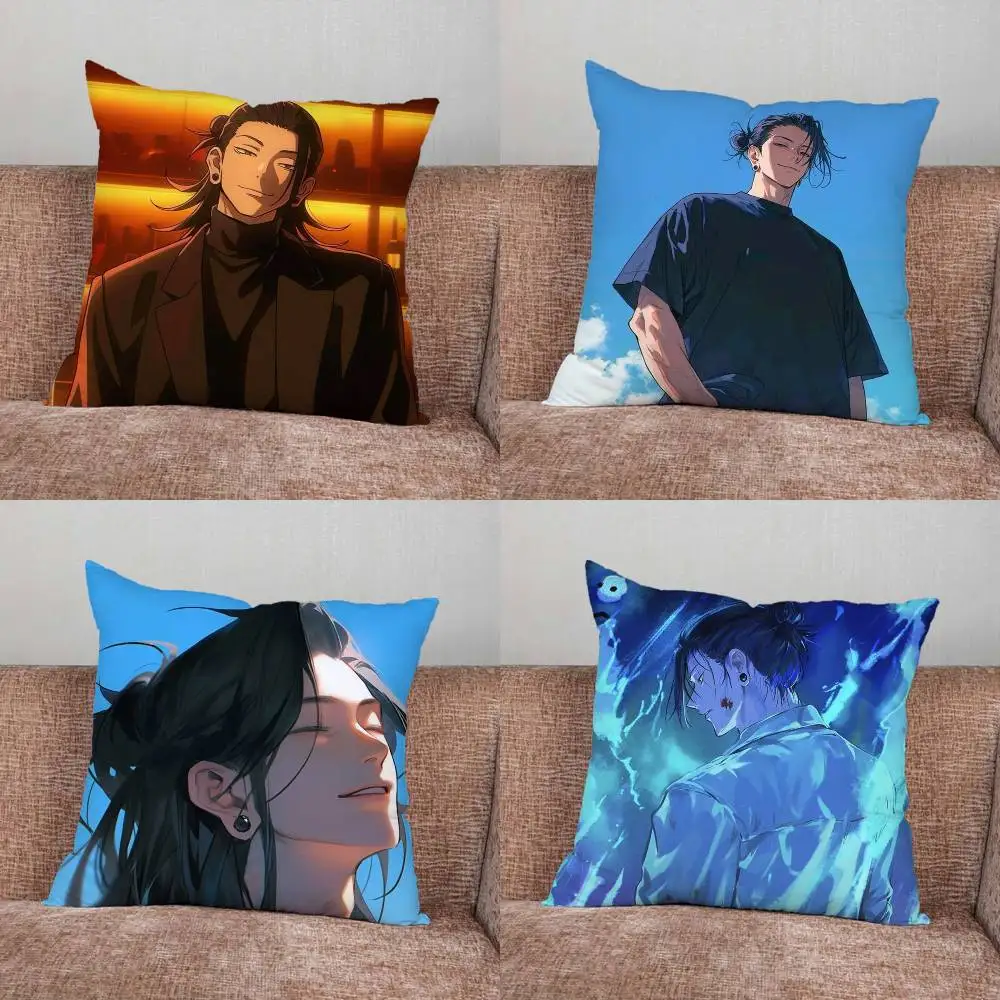 

Jujutsu kaisen S-Suguru Geto Pillow Case Pillowcase Home Sofa Cushions Car Cushions Pillowcover Office Pillowshell Pillow