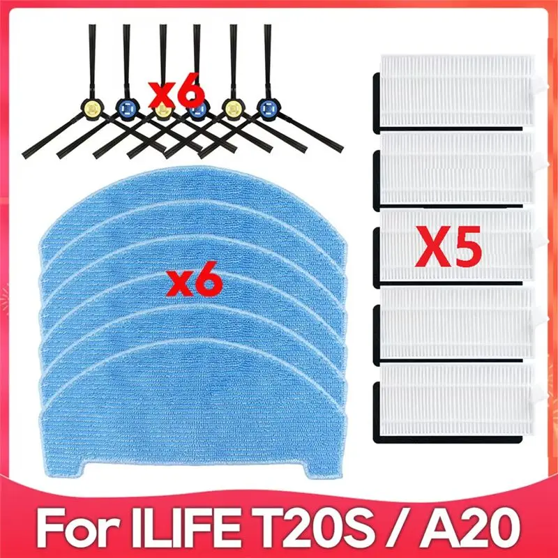 【Great Sale】Compatible For ILIFE T20S, A20, Polaris PVCR 3600, G2 0926W, G2 0726W / G2 1226 Filter Side Brush Mop Cloth Parts