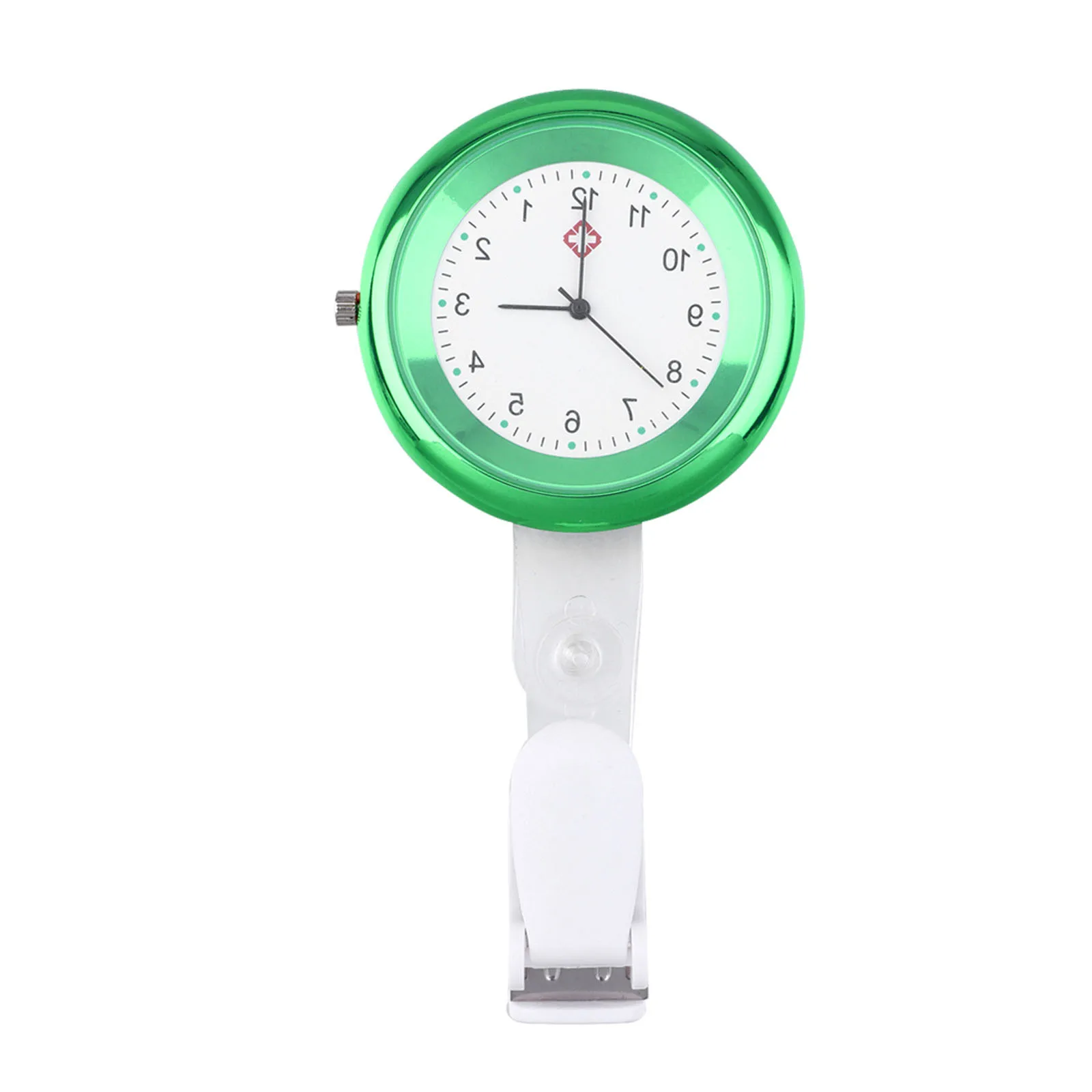 

Chest Watch Nurse Pocket Watch Quartz Movement Clear Dial For Doctors Medical Staff Gift Green Portable Timepiece For Hospital