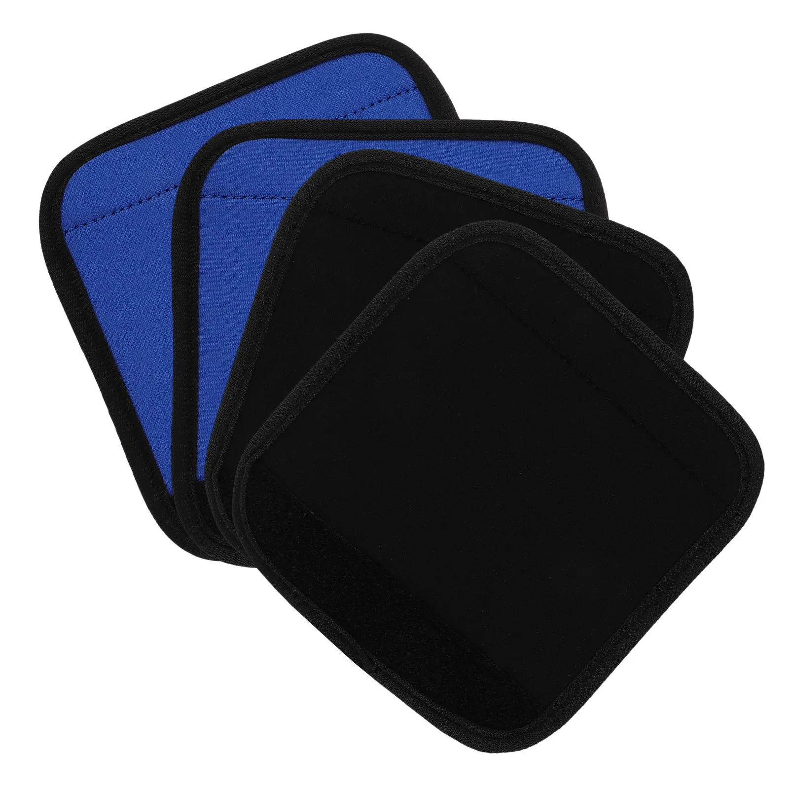 4Pcs Removable Polyester Anti-Slip Sleeve Pads for Indoor Horizontal Bars Pull-Up Handle Cover Barbell Hip Thrust Pad Gym