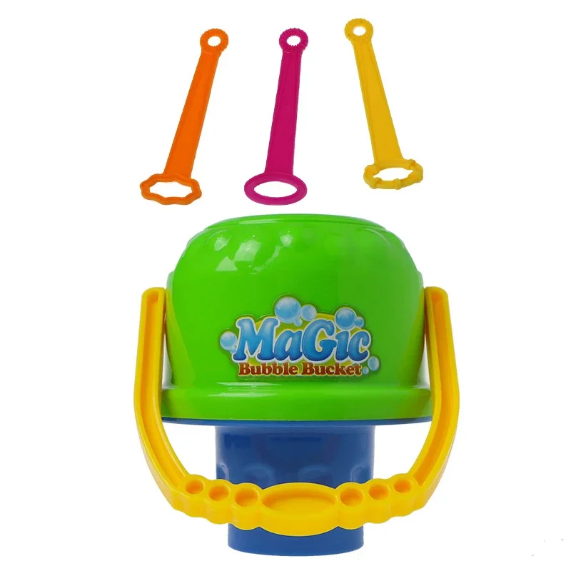 Secchio a bolle antigoccia per bambini che soffia giocattoli a bolle giocattoli estivi per il divertimento all'aperto Baby Kids Boy Girl Gift Dropshipping