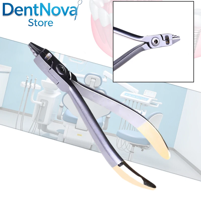 

Dental Orthodontic Forceps Professional Kim Pliers Trapezoidal Jaw Wire Forming Looping Trimming Tool