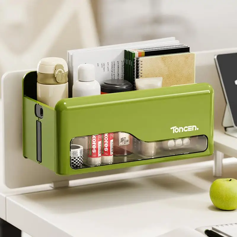 壁掛け式スタッカブルオフィスキッチン収納ボックスペンホルダーオーガナイザーボックスプラスチックシンプルスタイル家庭用収納ツール
