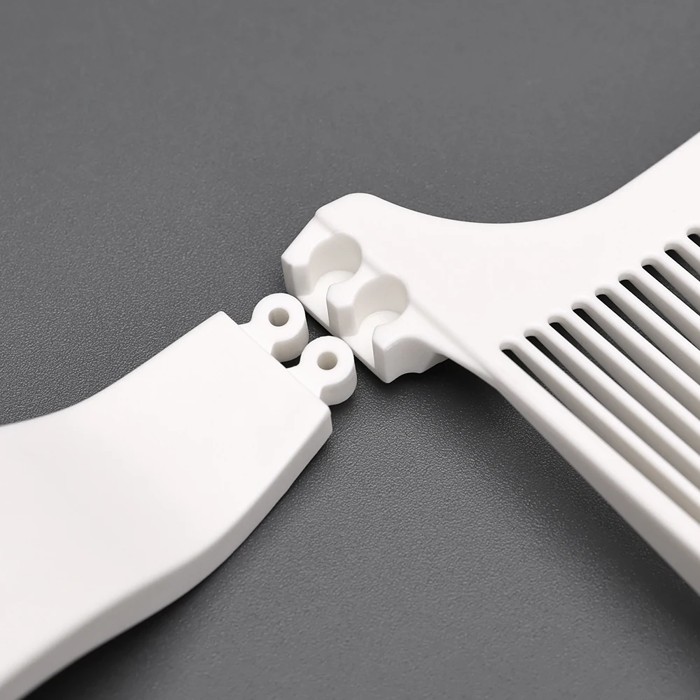 Haarschneidekamm-Set für Männer – Präzisions-Styling-Kamm und Haarschneider-Anleitung für perfekte Frisuren mit flacher Oberseite und nach hinten gekämmt – Detail 7