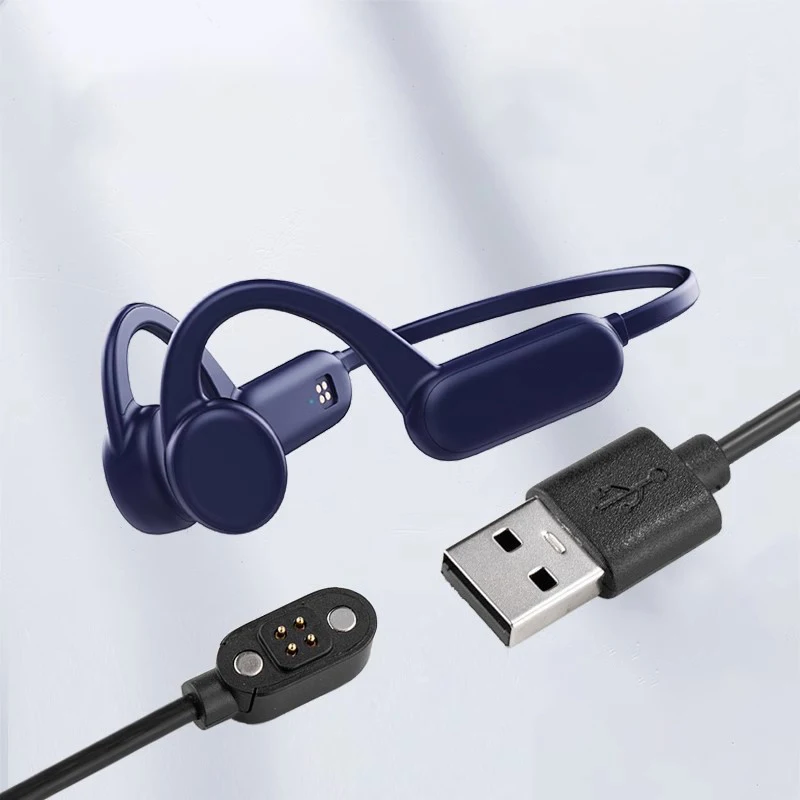 1PCS 60cm Bone Conduction Earphones Magnetic Charging Cable For X7/X8/X18/X18pro Swimming Headset Charging Cable