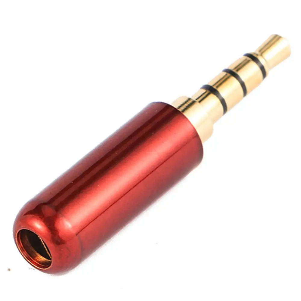 Gold Plated Headset Soldering Plug 3.5mm Male Stereo Audio Solder Earphone Repairing 3.5mm Jack Speaker DIY Audio Connectors