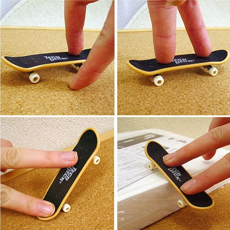 10 szt./worek Finger Skateboardy Kreatywne Mini Biurkowe Deskorolki Antystresowe Finger Boardy Truck Finger Skateboard Zabawka Prezent dla Dzieci