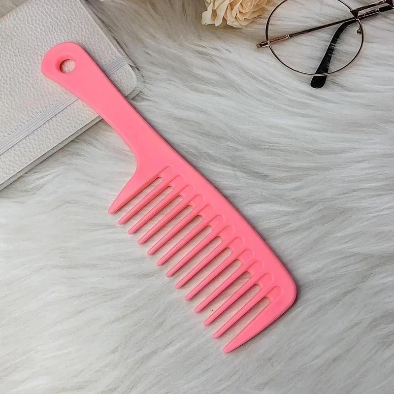 Hairdress Comb Heat Resistant Woman Wet Hook Curly Hair Brushes Pro Salon Dyeing Styling Tools Coarse Wide Spikes Tooth