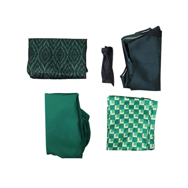 CyMovie Wicked The Wonderful Wizard of Oz Cosplay Green Uniform Complete Set Men Christmas Halloween New Year Role Play Costume
