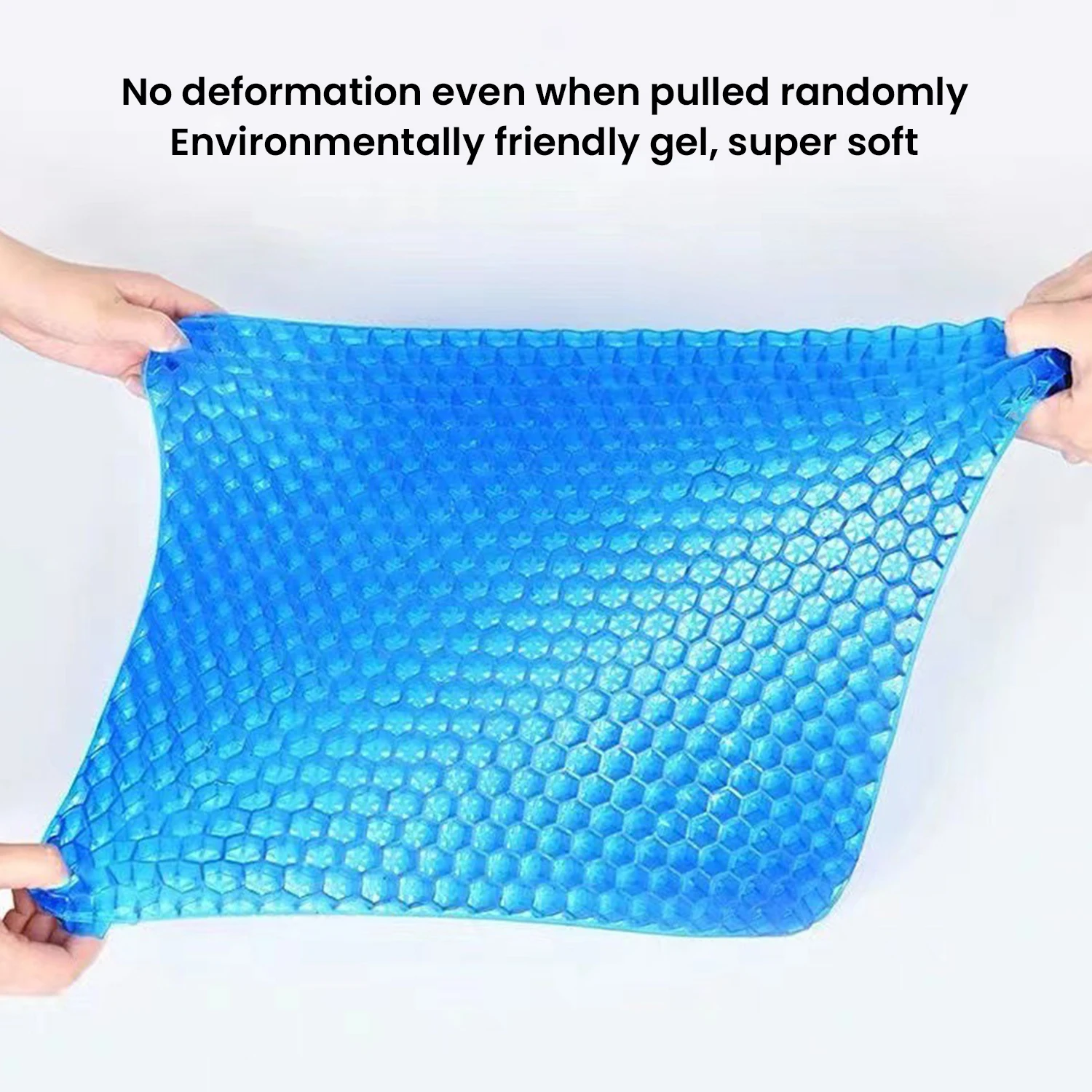 Summer Honeycomb Gel Breathable Cool Cushion Relieve Sweltering Buttocks Lumbar Pain Ergonomic Design for Home Office Chair Car