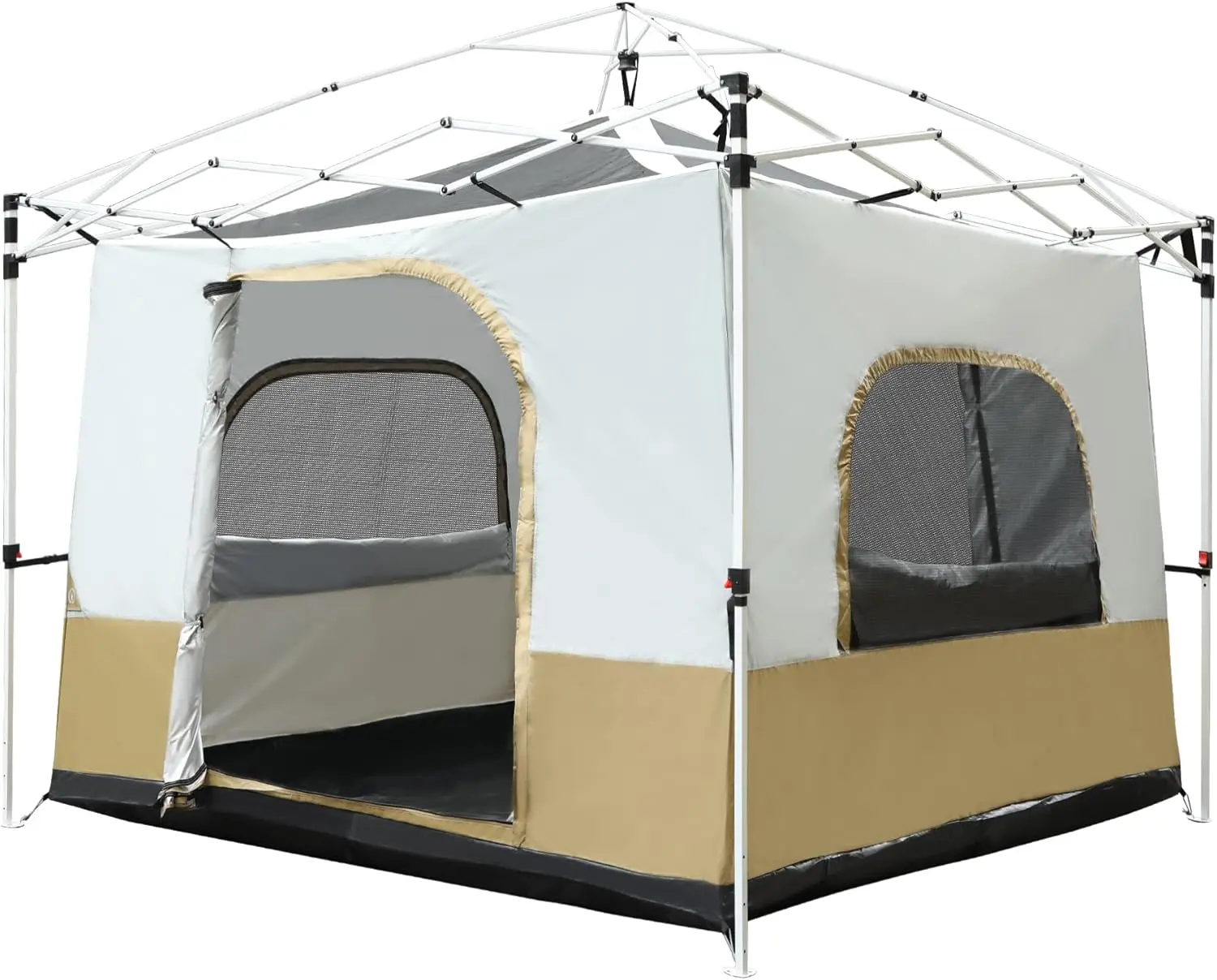 Camping Application, Unknown Material, No Color Mentioned, Convert Canopy into Tent, Fits 4 - 6 Person