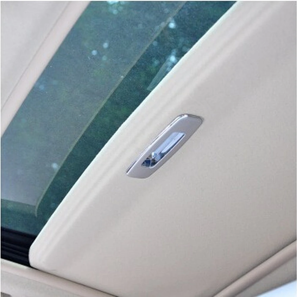 ABS Chrome Roof Handle Protection Cover Trim for Ford Focus 2 3 MK2 MK3 2005 - 2015 Roof Window Button Sticker