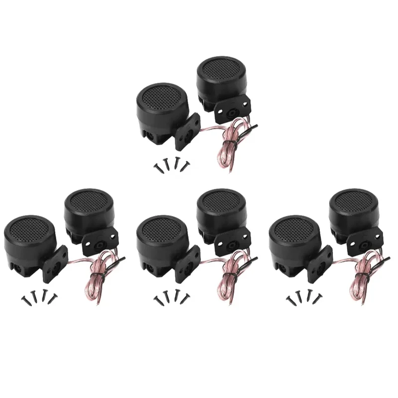 AC18(Guaranteed) 91Db 4Pair Universal Automotive Audio Speakers 12V 500W Super Power Audio Sound Loud Black Dome Car Tweeters Sp