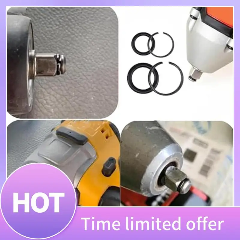 

B69C Sets (10+10 Set) Of 1/2Inch & 3/8Inch Impact Wrench Retainer Ring Kits With O-Rings For Electric Wrench Pneumatic Tools