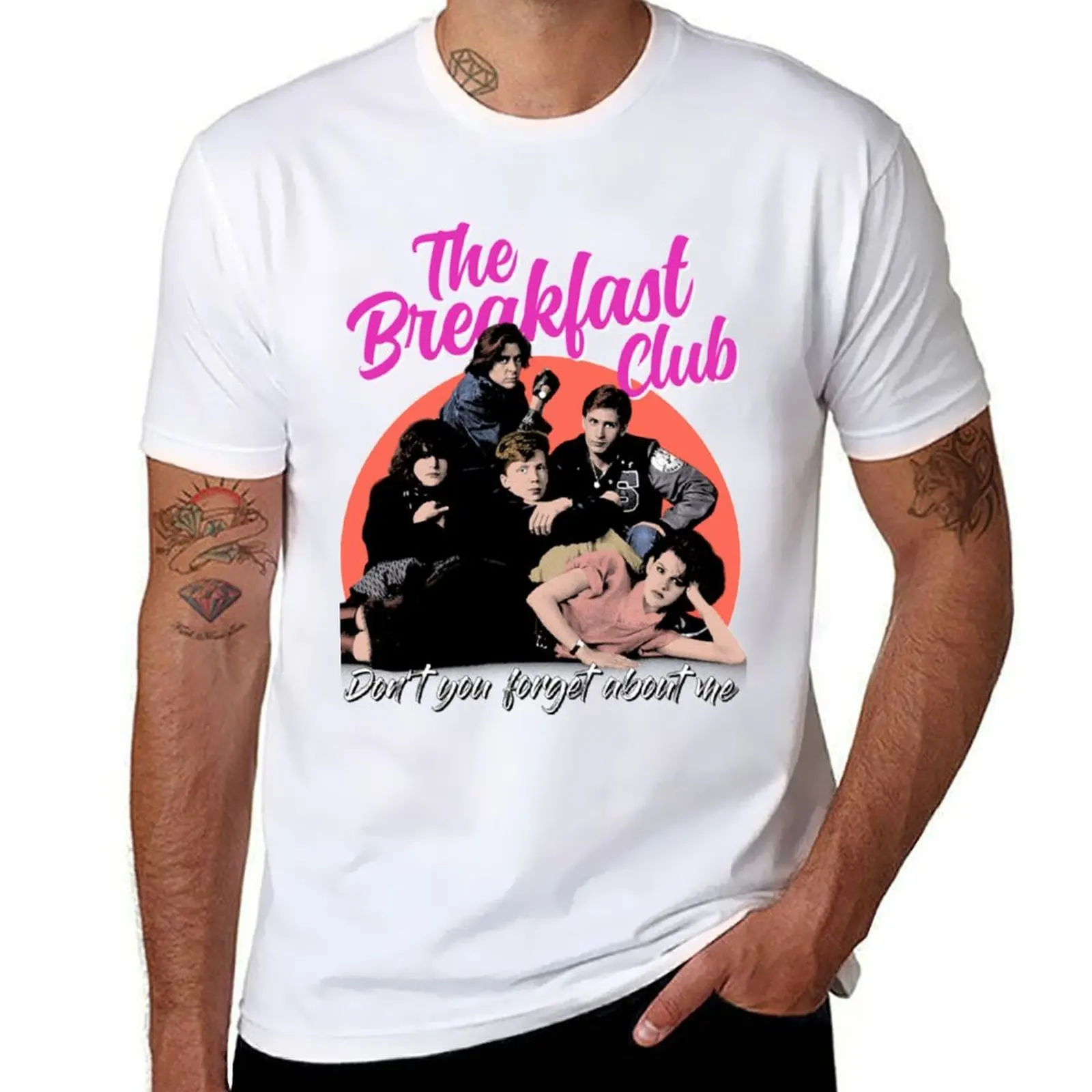 

The Breakfast Club T-Shirt t shirts cotton 100% man t shirt graphic T-Shirt