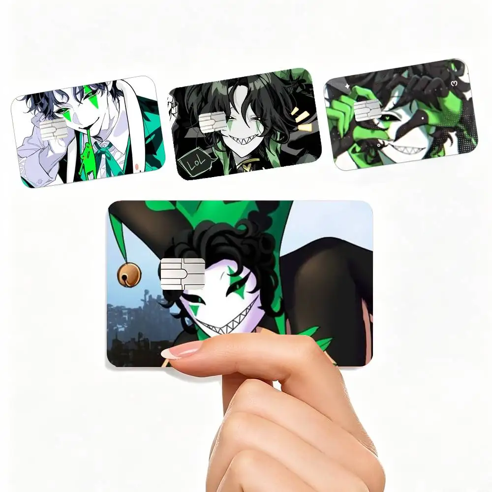 TFC The Freak C-Circus H-Harlequin 4pcs 1Set Card Stickers Small Waterproof Chip 4PCS Card Sticker