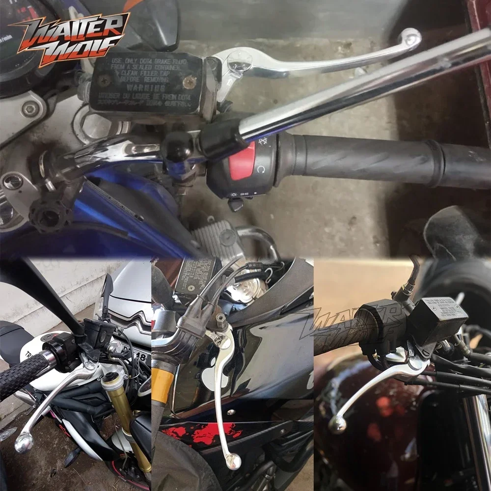 カワサキニンジャ500, 650,ex500,ex650,ZX-6RR,zx600,zx636,zx750,z750,z750,z1000,versys 650用モーターサイクルブレーキレバーハンドル