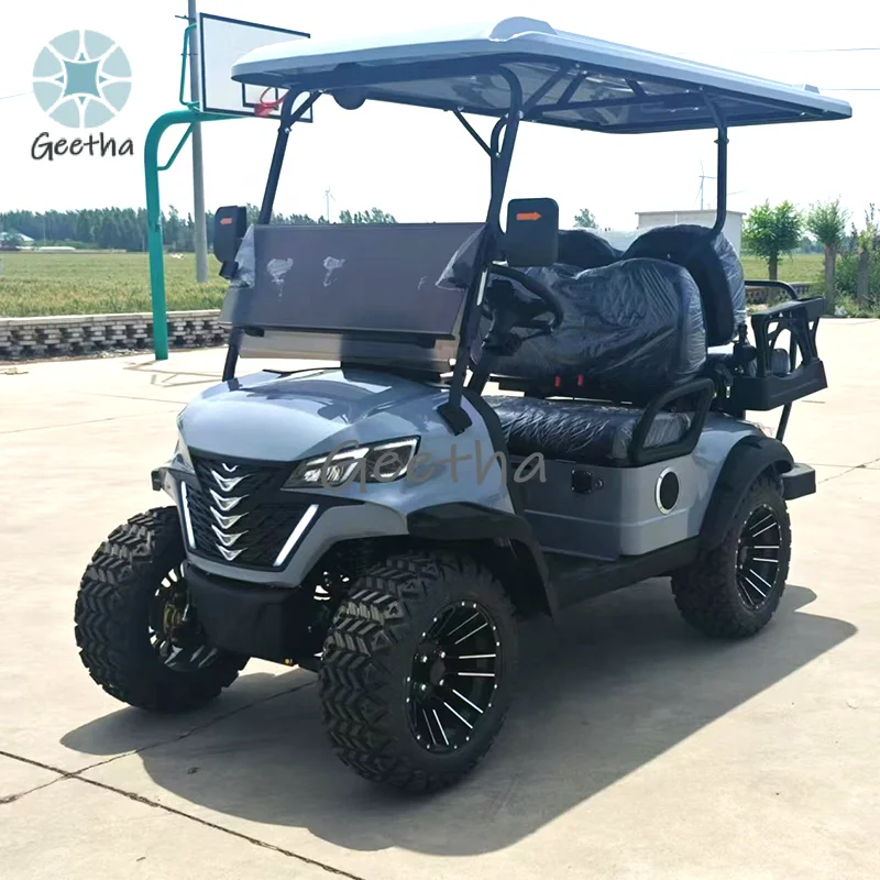 Electric Golf Cart 4 Passengers High Quality Golf Buggy Max Customized Motor Lithium Battery Controller