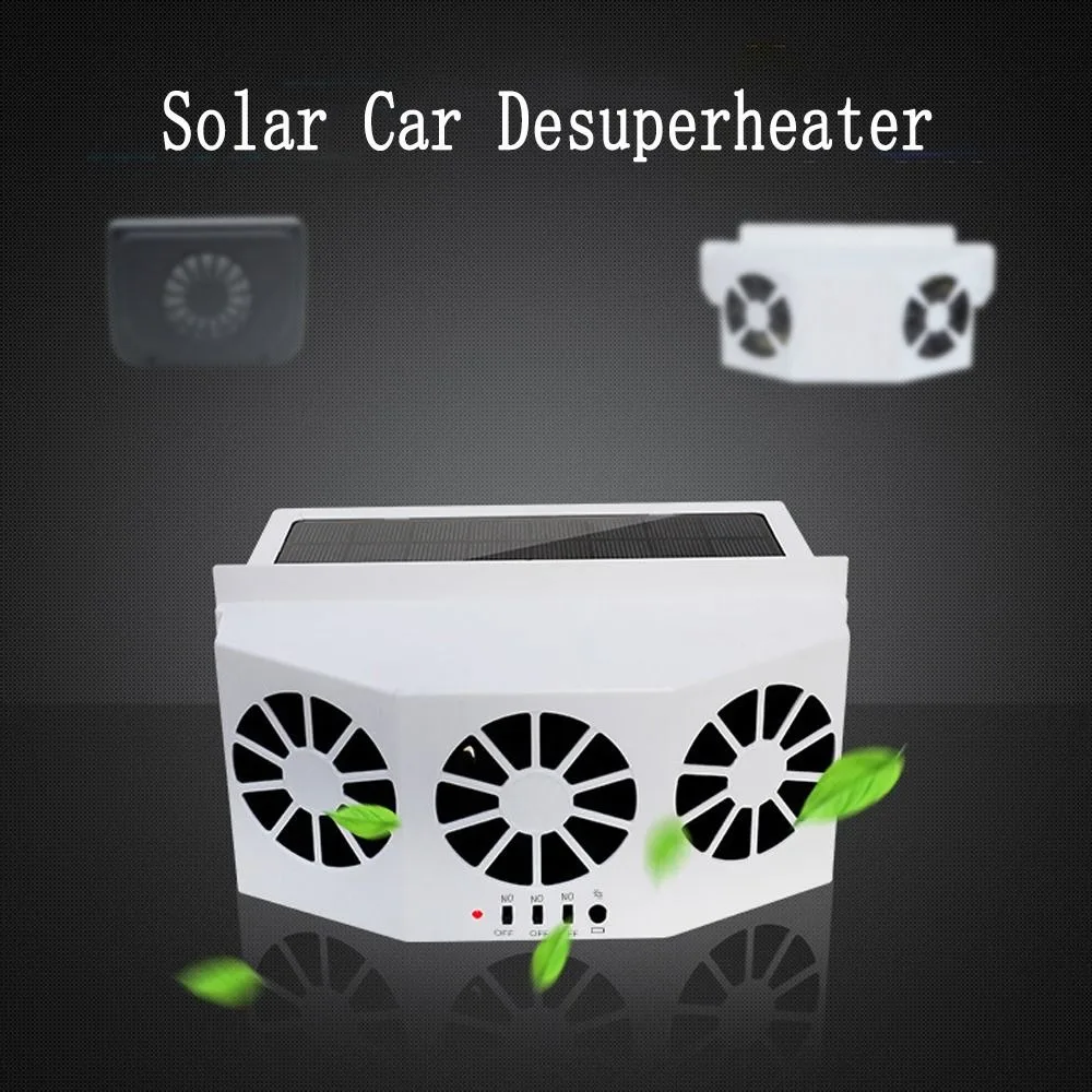 

Wind Car Three Hood Auto Radiator 3-Head Cooling Fan Auto Exhaust Fan Solar Car Desuperheater Car Ventilation Fan Air Purifier