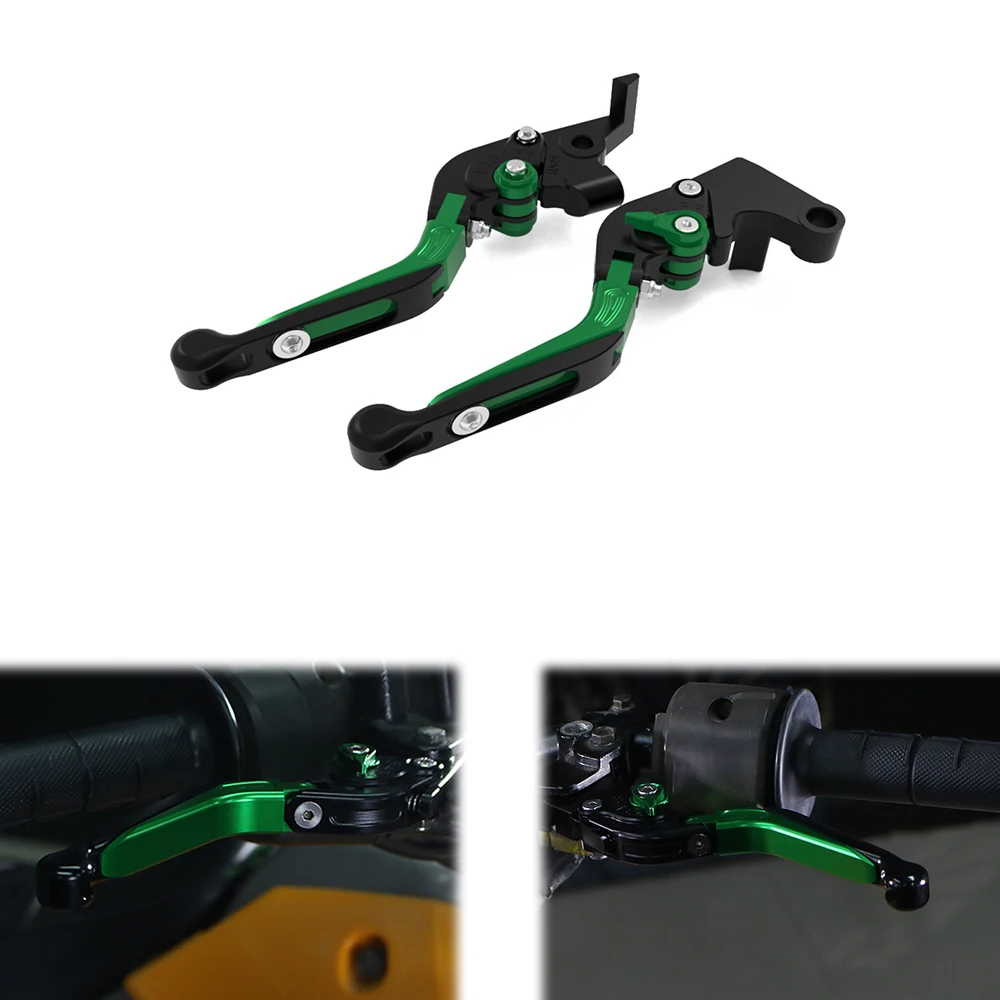 

Clutch Levers Brakes Fit For Kawasaki ER-6F ER-6N / Ninja 650R Ninja 400R Versys 650 Motorcycle Adjustable Folding Extendable