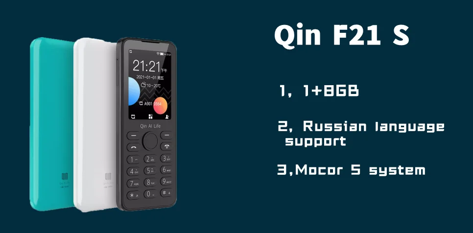 Google Available Global Version Duoqin F21 Pro Android 11 Mini Smart TouchScreen 4G Mobile Phone