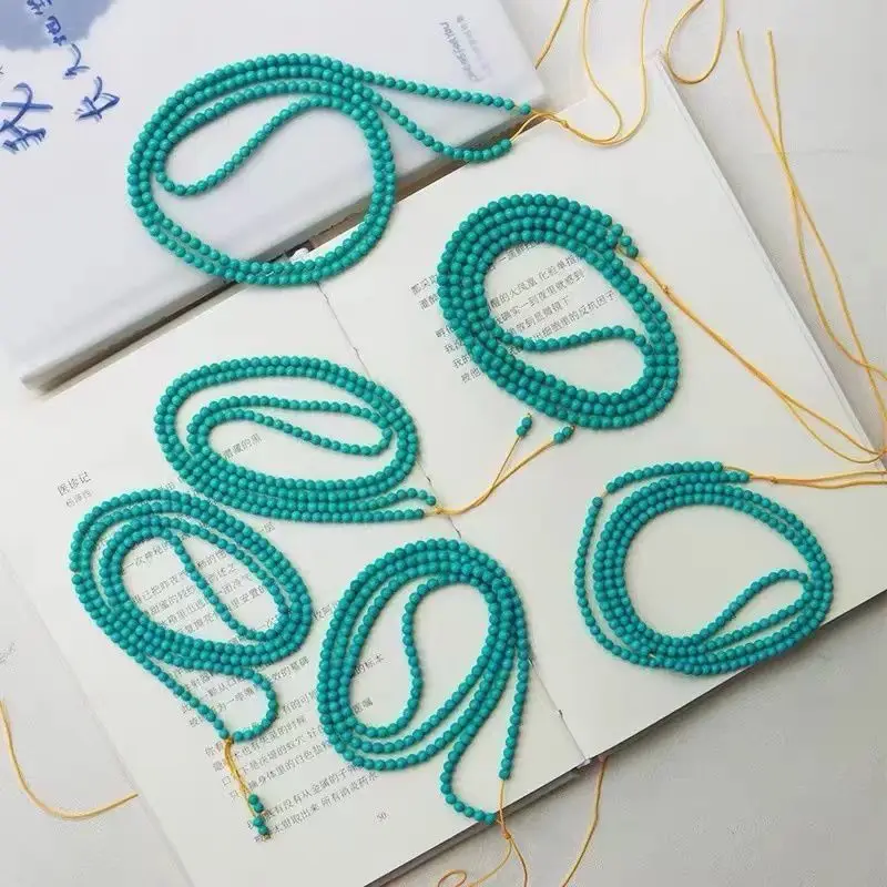 

Small Bead 4mm Buddha Beads - Turquoise Multi-layer High Porcelain Bracelet
