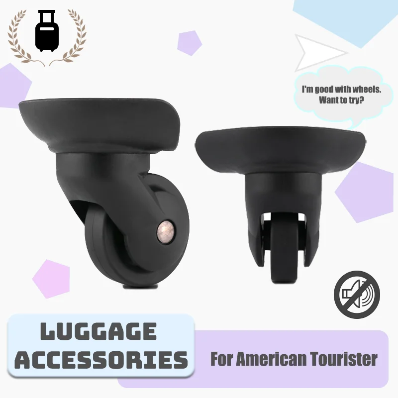 

For American Tourister 92T Universal Luggage Replacement Wheels - High Quality Universal Wheel Repair Parts For Suitcase Wheel