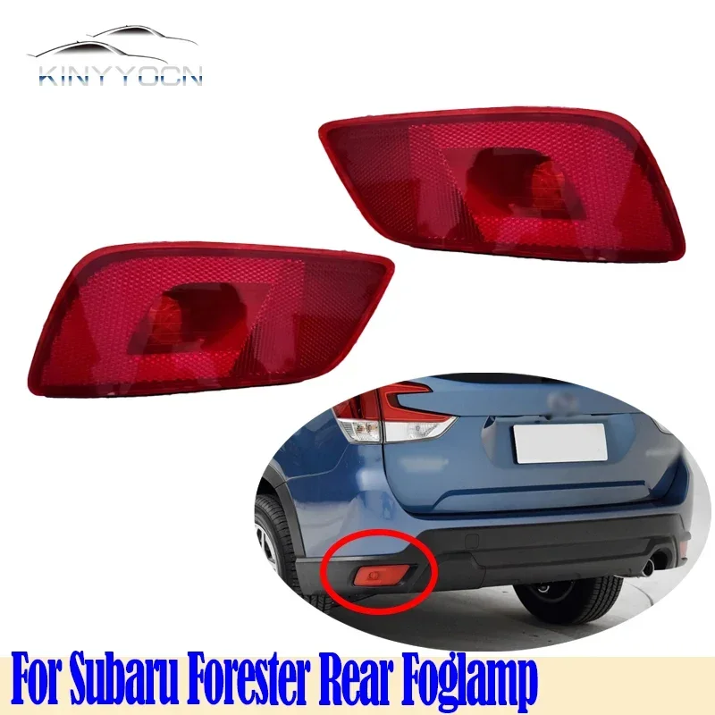 For Subaru Forester 2019 20 21 Rear Bumper Fog Light Reflector Stop Light Rear Fog Light Foglamp Brake Lamp Warning Lamp