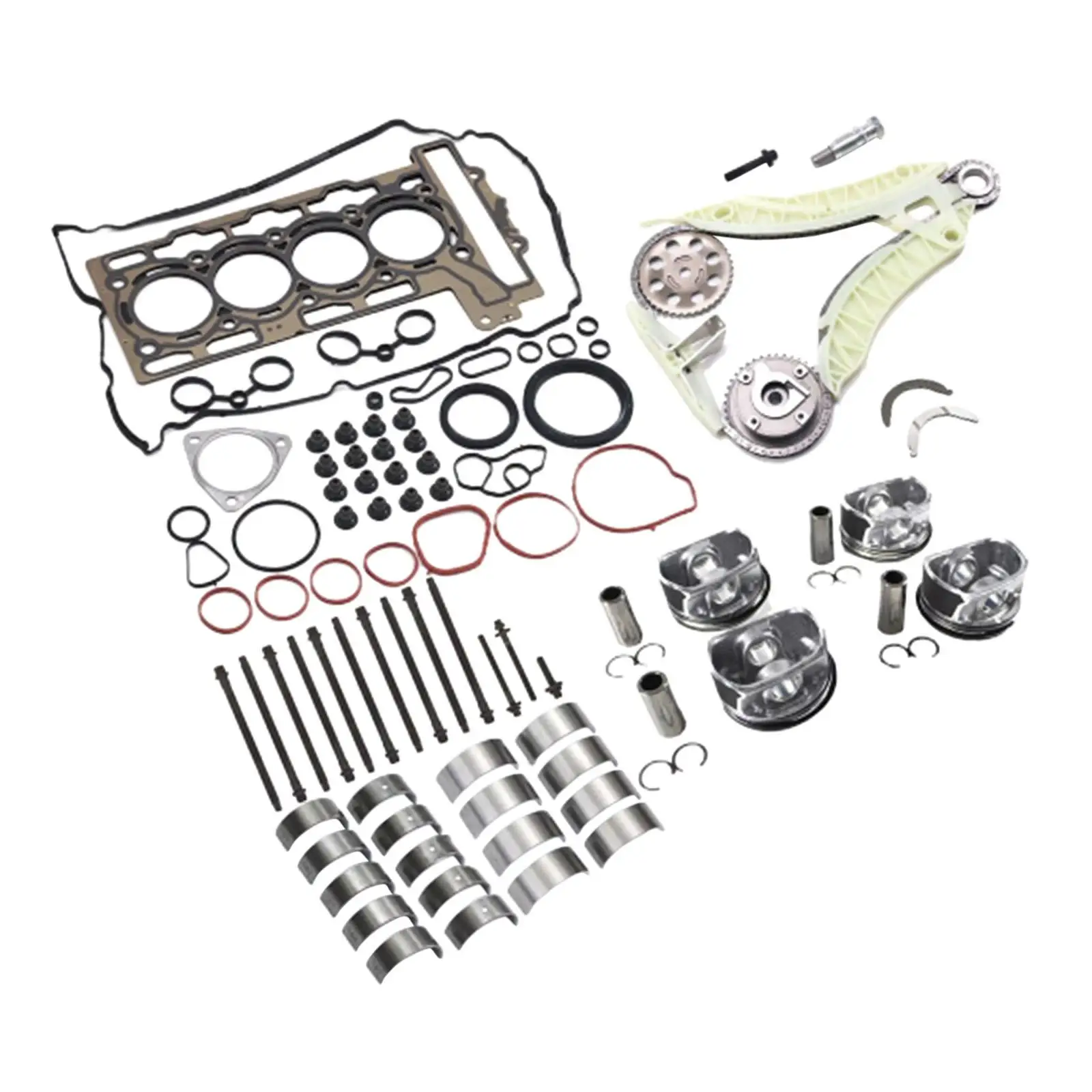 Engine Rebuild Kit 11 21 7 585 454 11 25 7 566 019 898.100 Engine Piston Bearing Set for Mini Cooper S Jcw R55 R59 R56 R58