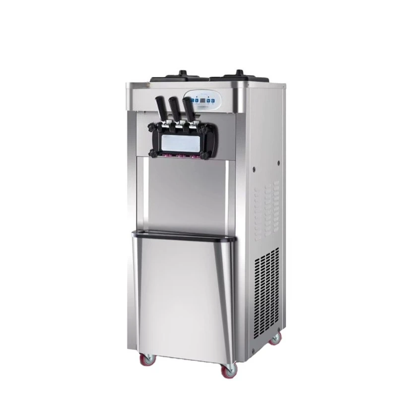 High Performance Ice Cream Maker with Compressor Stainless Steel Ice Cream Maker