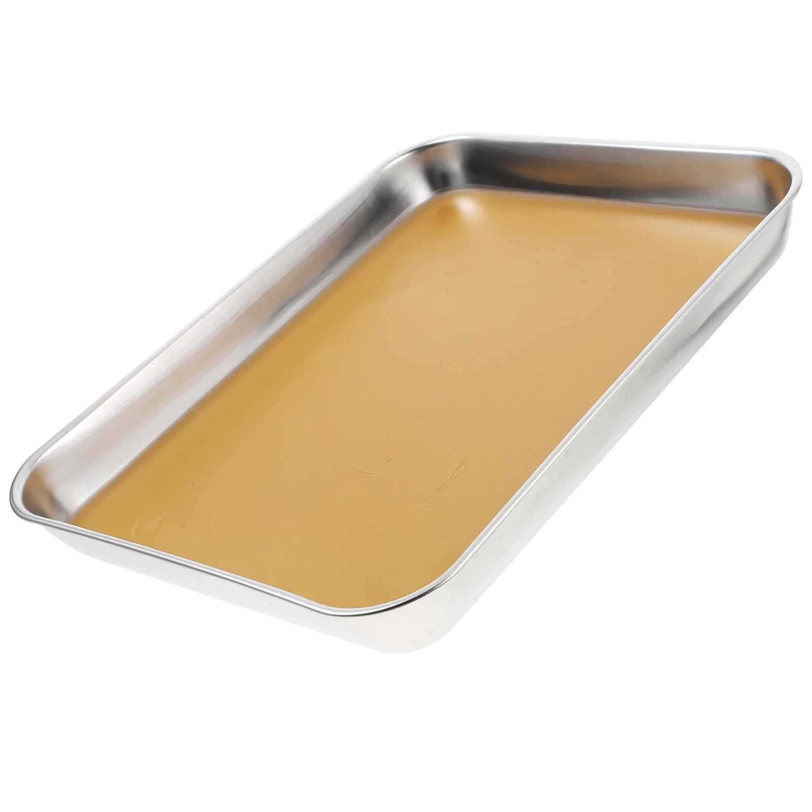 

Stainless Steel Dissection Tray Anatomical Disk Wax Trays Students Lab Pan Teaching Instrument Precision