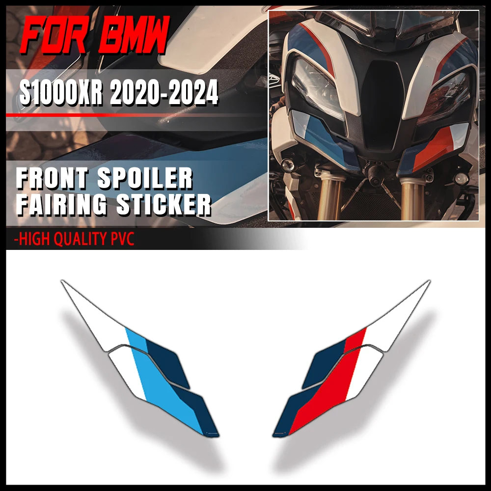 

FOR BMW S1000XR 2020 2021 2020 2023 2024 Motorcycle Accessories Front Spoiler Fairing Sticker Decoration