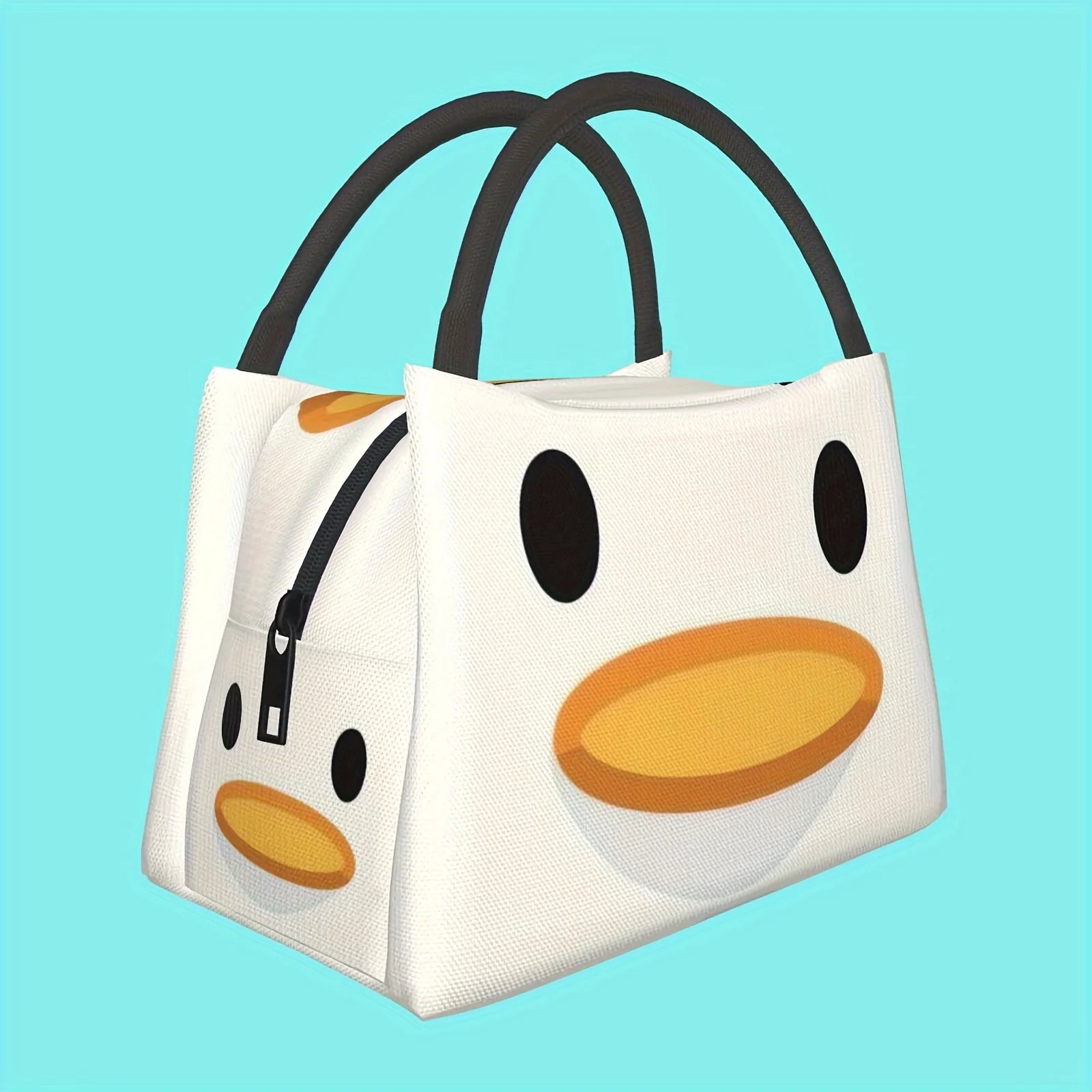 1pc Animal Monster Pattern Portable Reusable Cooler Bag Cooler Bag Insulated Lunch Bag for Camping Picnic Beach