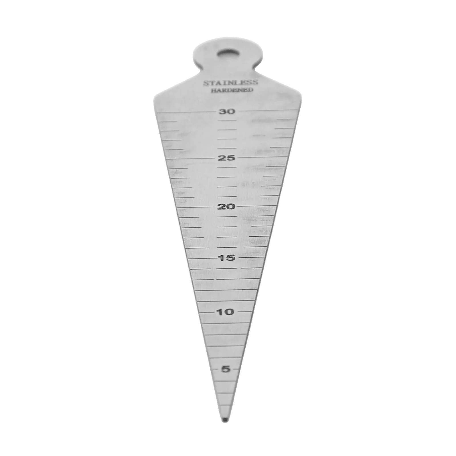 Feeler Gap Gauge Steel Wedge Feeler 1PCS 5-30mm 2PCS 0-15mm Taper Gauge Hole Measure Wedge Aperture Scale Measure Tools Sliver