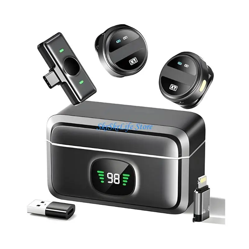 

E65E Rechargeable Radio Double Micr Structure Immediate Quiet Function Outdoor Broadcasting Addition Set