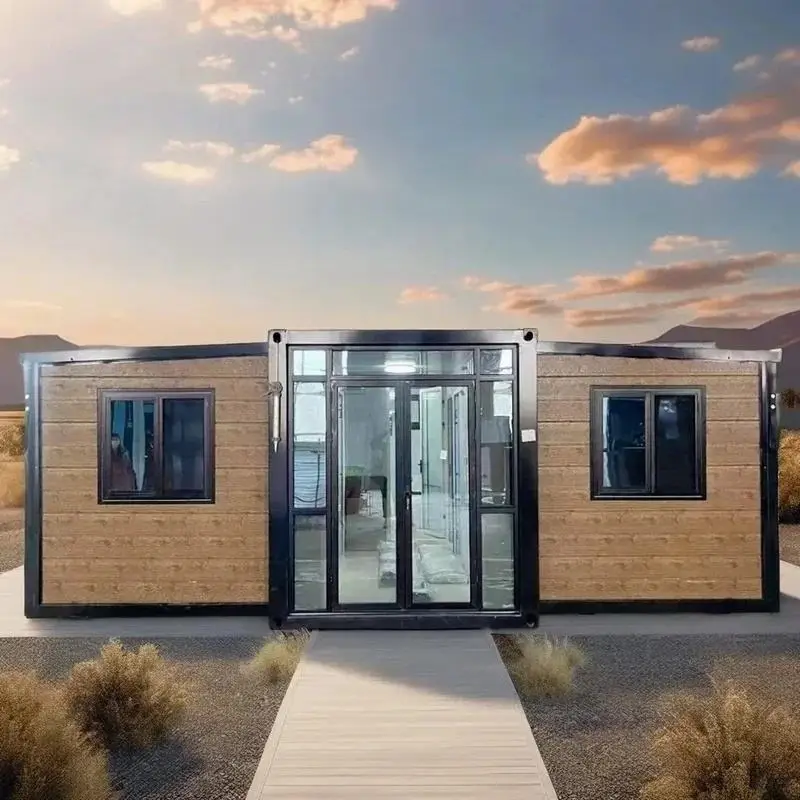 Casa contenedor de 20 pies, casas pequeñas móviles portátiles para alojamiento en familia, casa contenedor prefabricada de 40 pies lista para villas de 3 dormitorios para España
