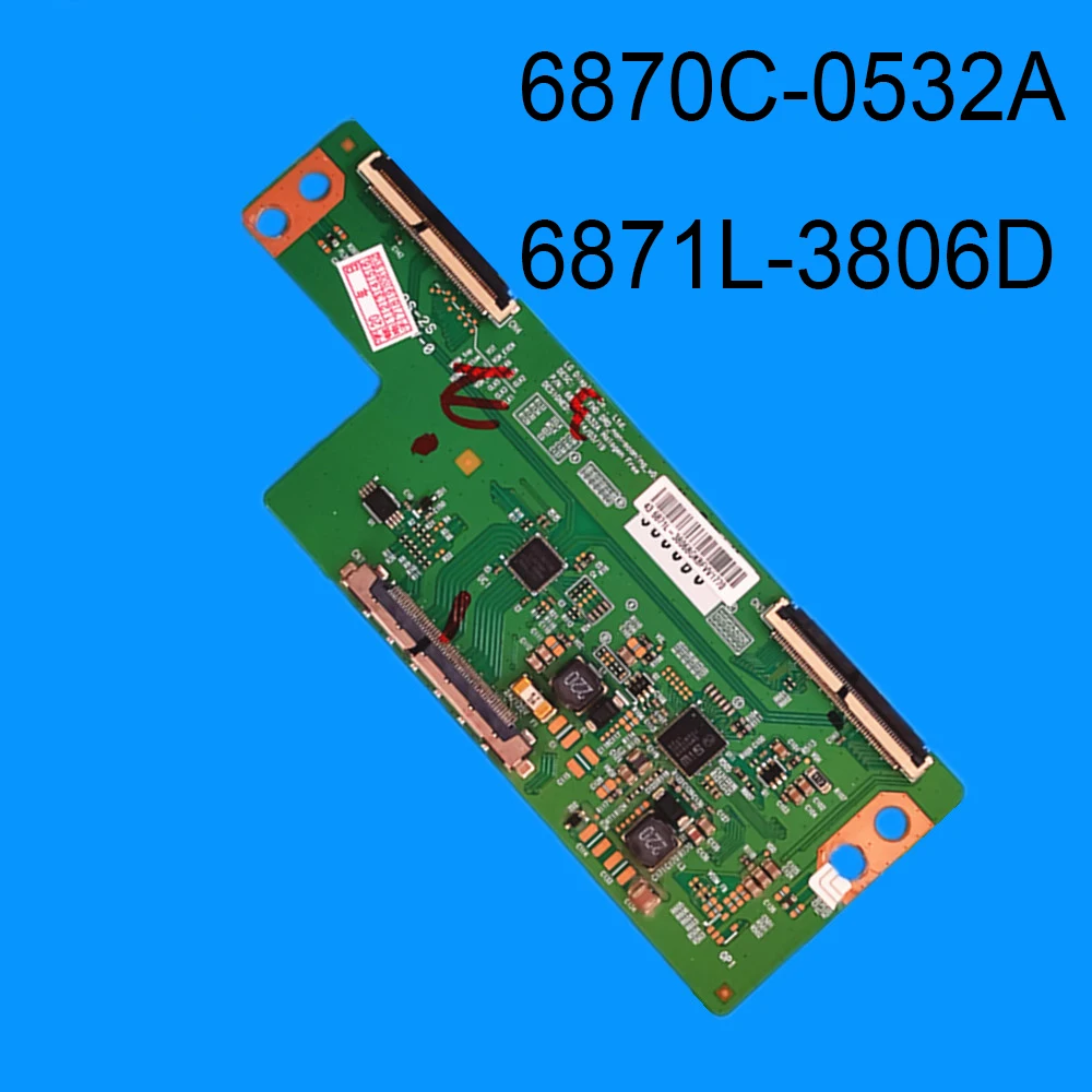 

Original T-CON Logic Board6870C-0532A 6871L-3806D is for 43LF5100 43LF5400 43LH5500 43LJ5500 43LH5700 43LK5700 43LF5900 TV Parts