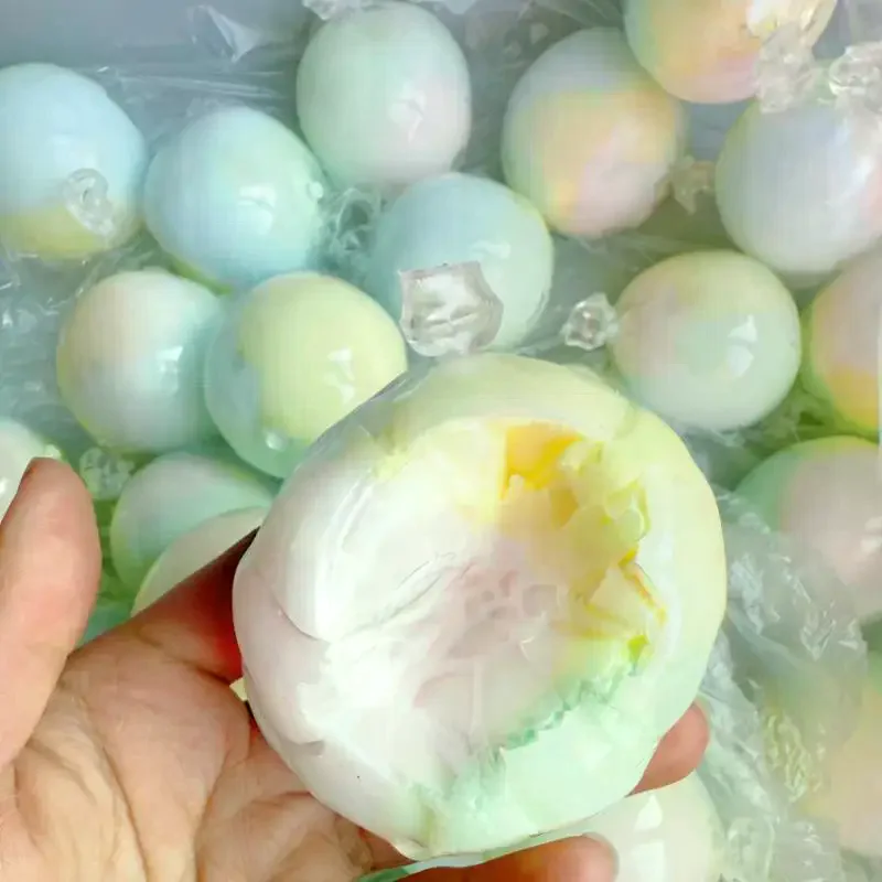 

1Pcs Cracking Wax Ball Soft Decompression Toys Cantaloupe Chocolate Handmade Ball Anti Stress Sensory Fidget Toy