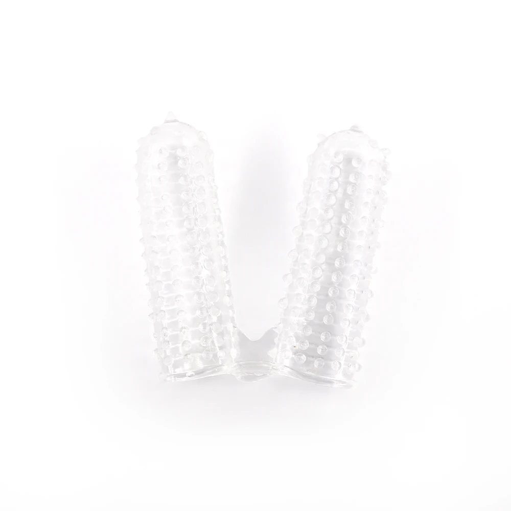 EXVOID Female Masturbator Double Finger Sleeve Adult Sex Toys for Women G-spot Clitoris Stimulator Vaginal Massager image 5