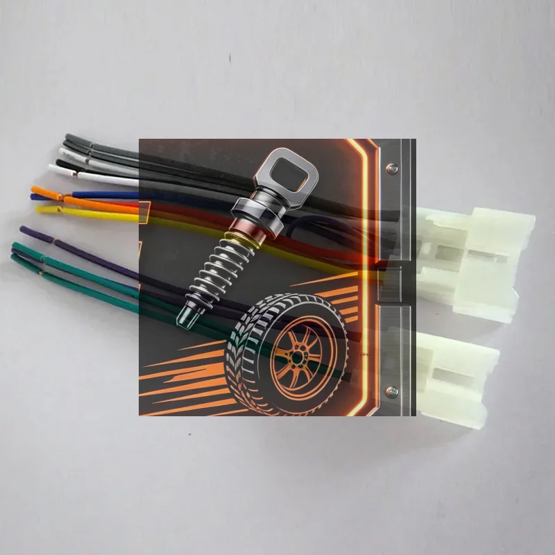 1pair Auto Stereo Connector Car Audio CD Changer Wiring Harness Adapter for