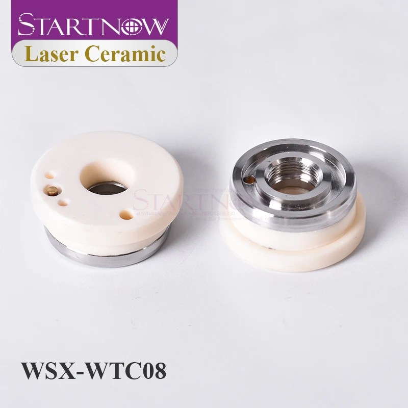 Startnow 파이버 레이저 세라믹 링, O.D.31mm WSX WTC08 스레드 M20 ND18 노즐 거치대, 1064nm 절단기 용접기 헤드 부품