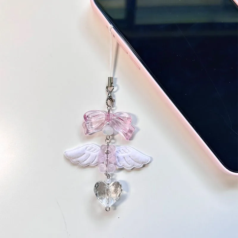 Gummy Bear Angel Phone Charm portachiavi regalo estetico accessori carini y2k