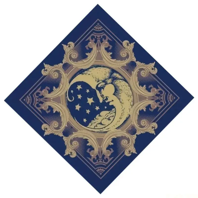 M5TC Square Pendulums Divinations Mat Altar Tablecloth Board Game Card Pad Runes Table Cloth Mysterious Board Game Mat