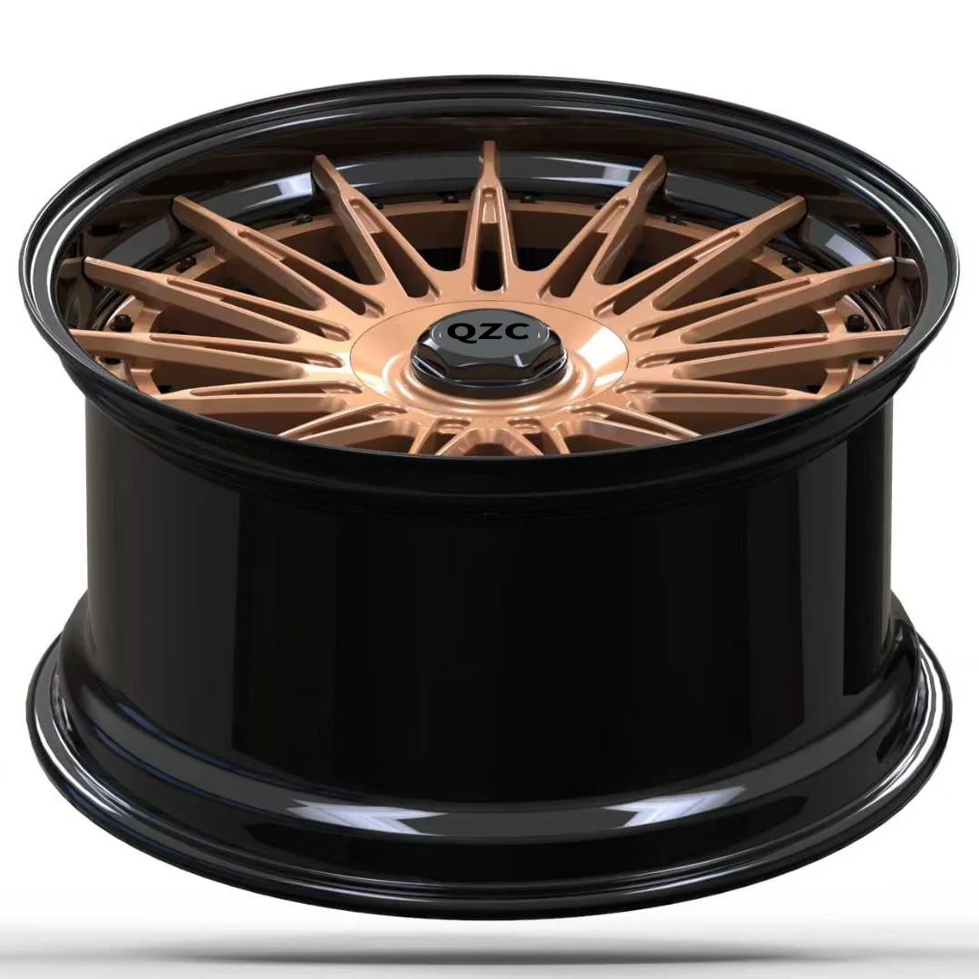 

Customized New Two-piece Aluminum Forged Wheel Hub with Chrome Finish 100mm PCD Custom Sizes for Various Models