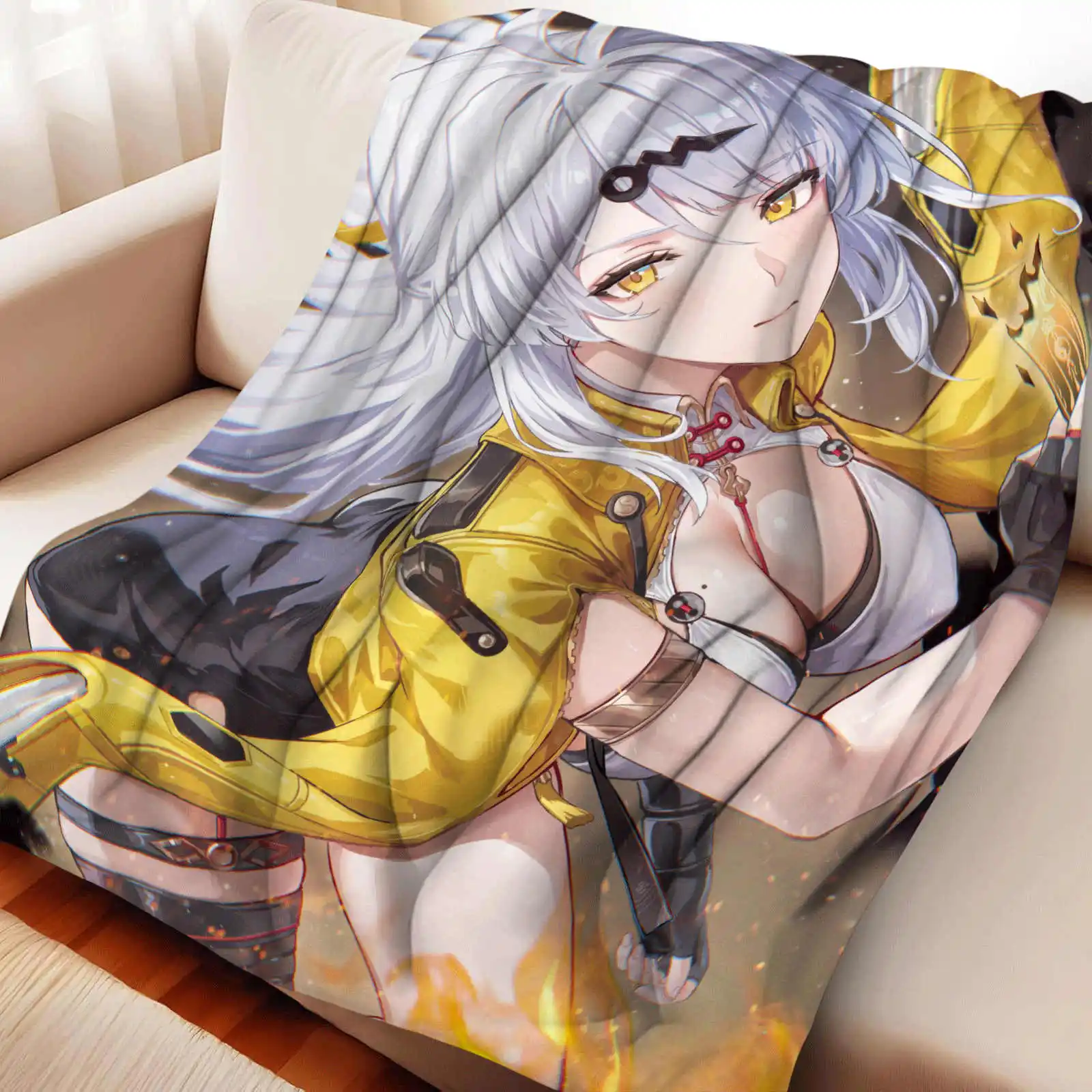 

Одеяла Zenless Zone Zero, нечеткие одеяла, летнее мягкое теплое покрывало с принтом и кондиционером