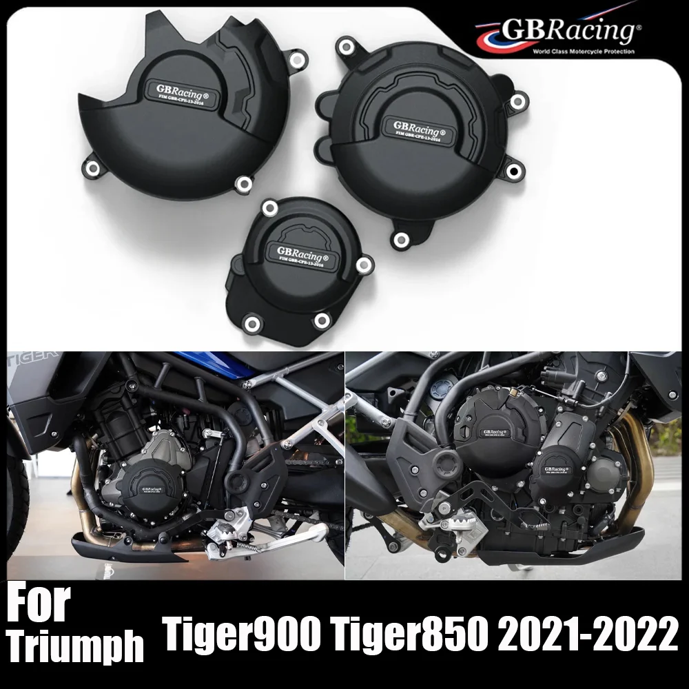 

Для Triumph Tiger 900 2021-2022 Tiger 850 2021-2022 GBRacing мотоциклы крышка двигателя защитный чехол